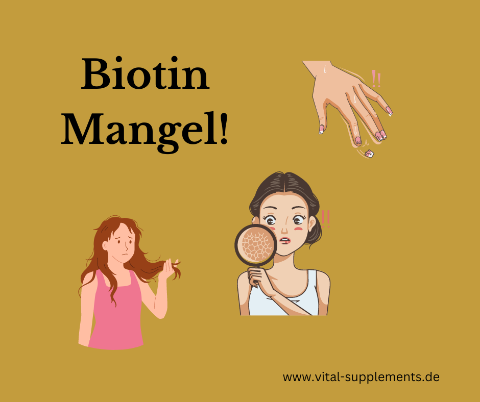 Vitamin B7 Mangel Erscheinungen. Biotinmangel