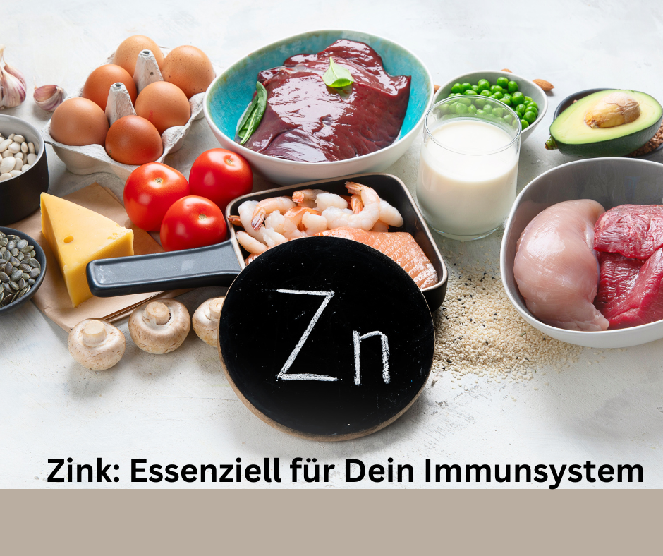 Zink ist essenziell für das Immunsystem. Zinkhaltige Lebensmittel